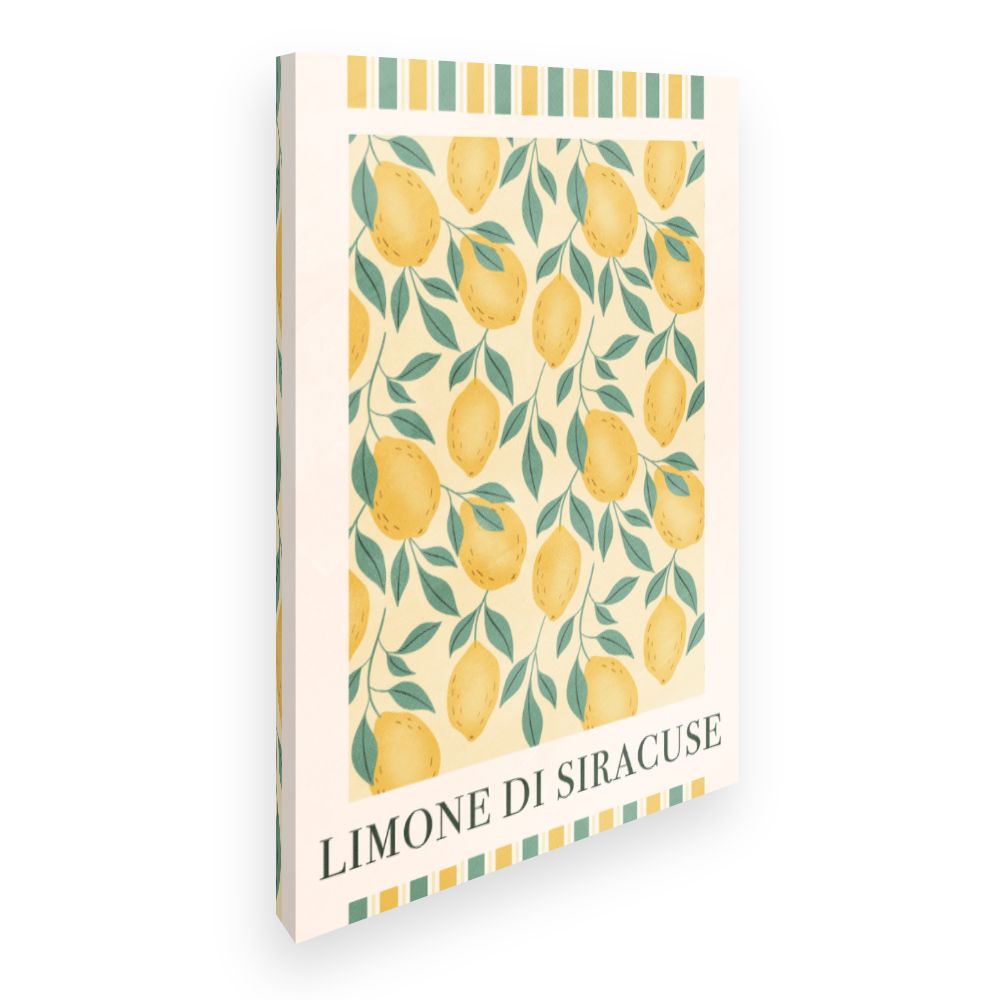 Toile Citrons graphiques