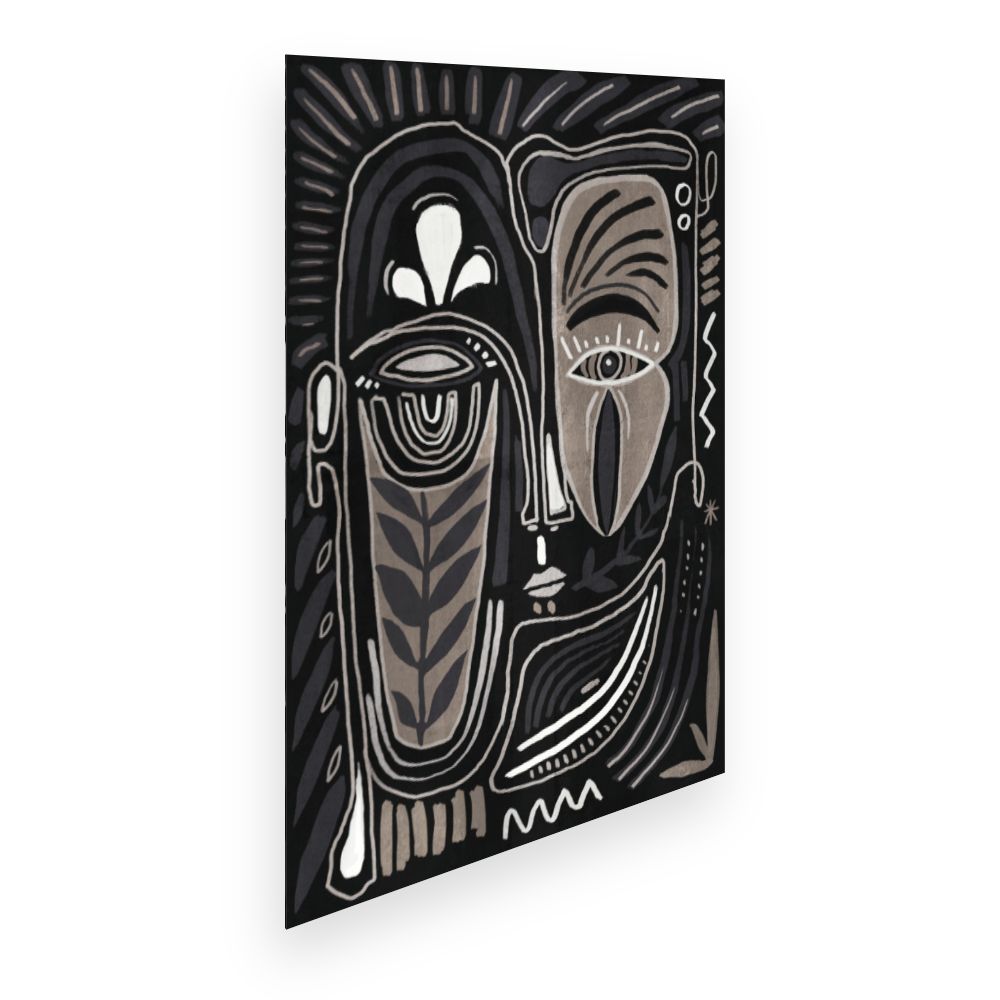 Affiche Masque abstrait