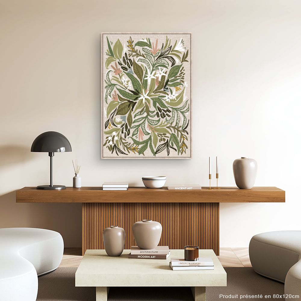 Tableau Fleurs luxuriantes