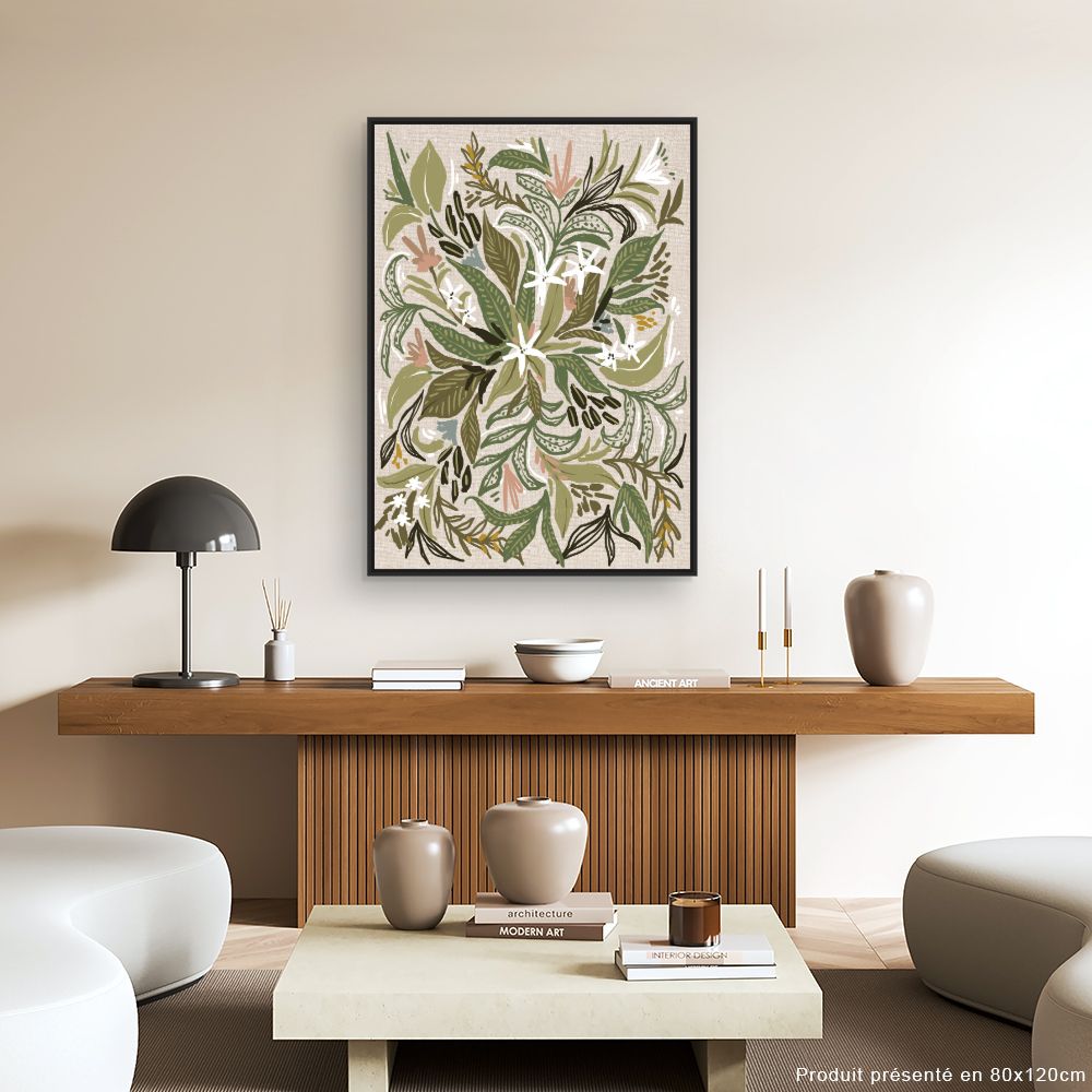 Tableau Fleurs luxuriantes