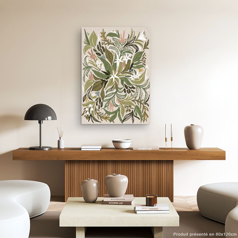Tableau Fleurs luxuriantes