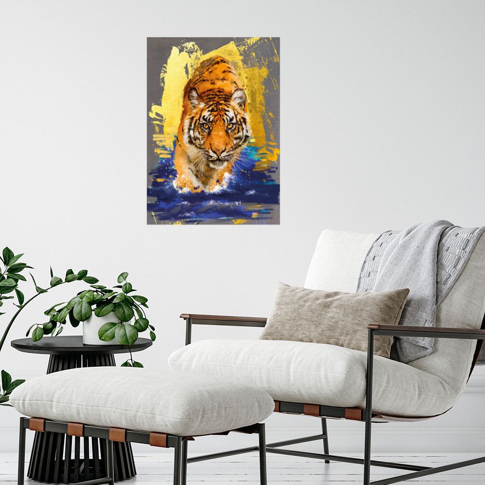 Affiche Tigre majestueux