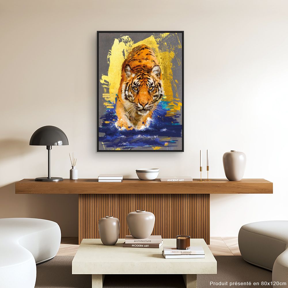 Tableau Tigre majestueux