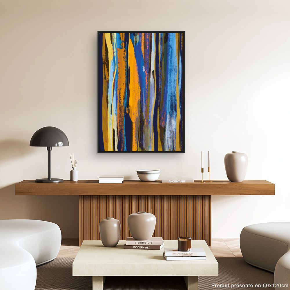 Tableau Rayures abstraites