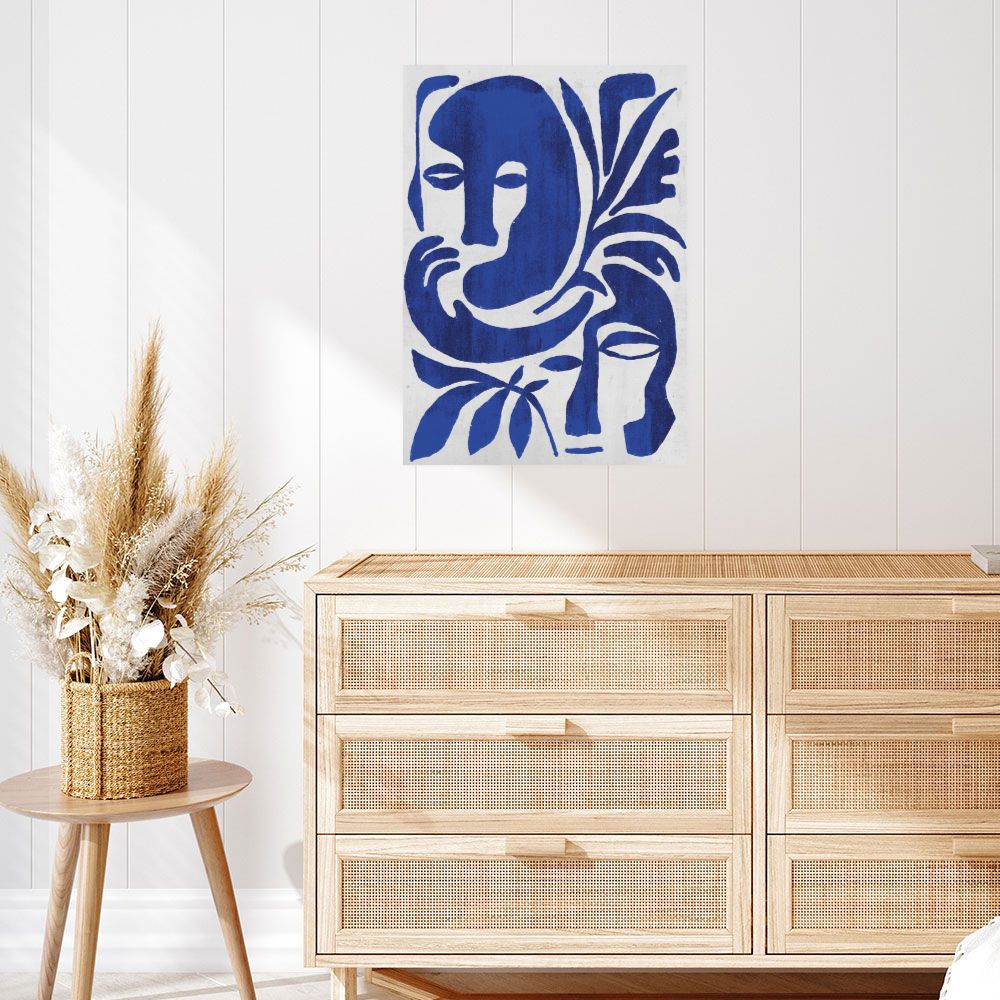 Affiche Visage artistique florissant