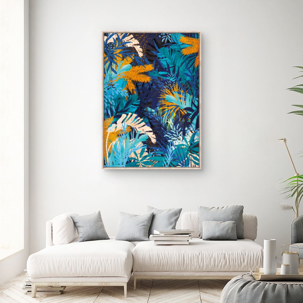 Tableau Jungle colorée