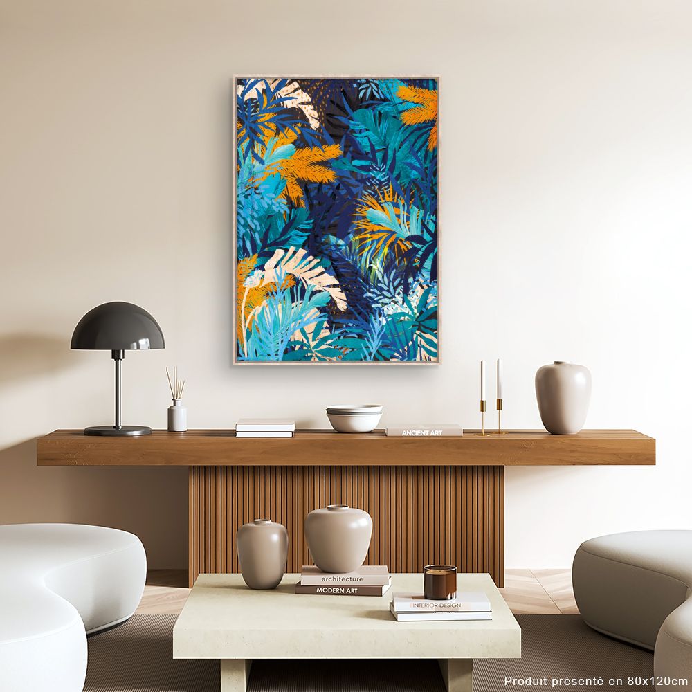 Tableau Jungle colorée