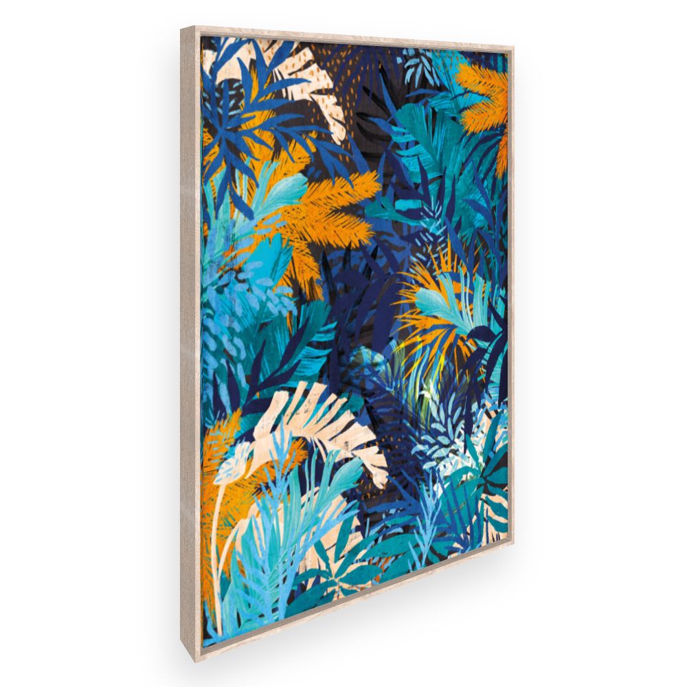 Toile Jungle colorée