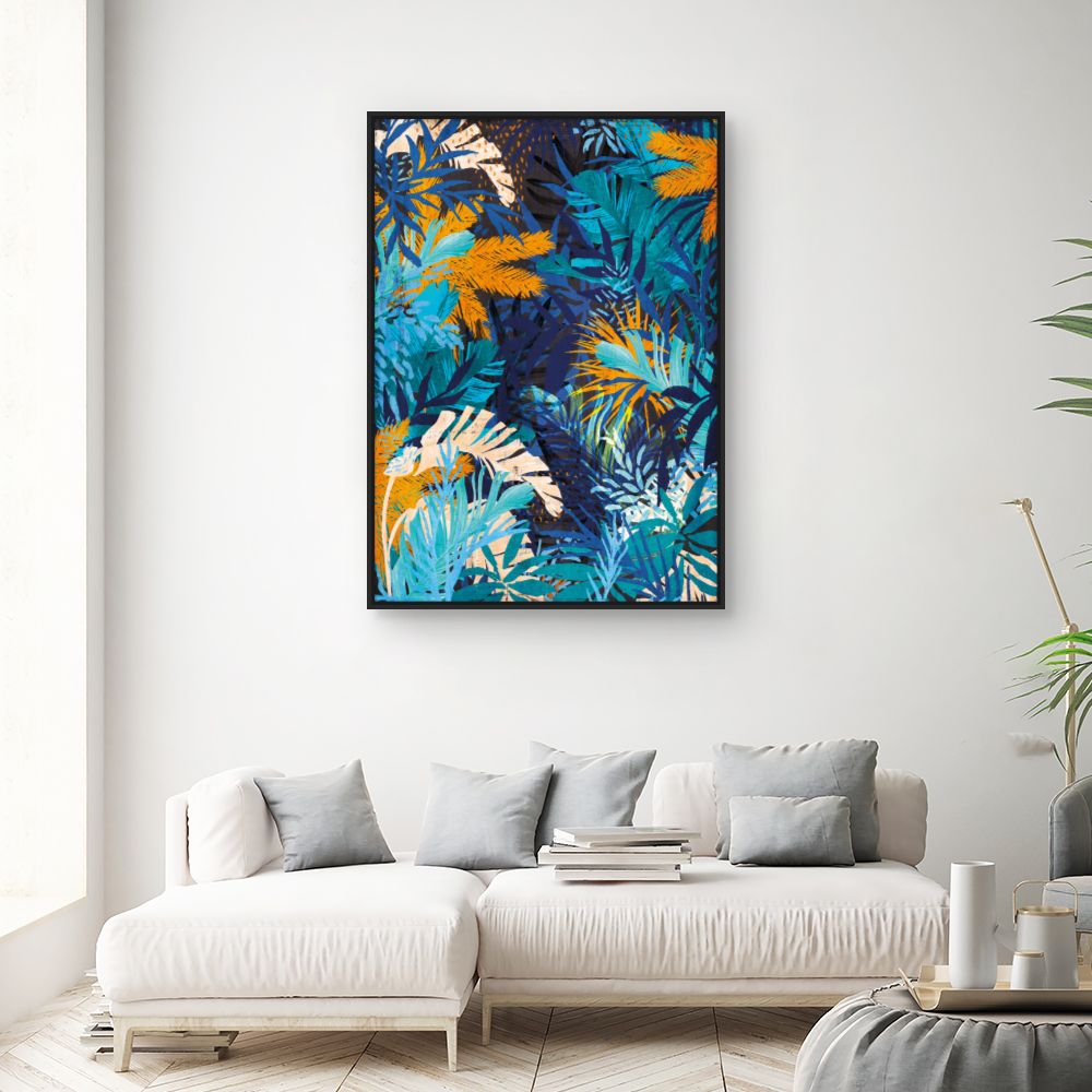 Tableau Jungle colorée