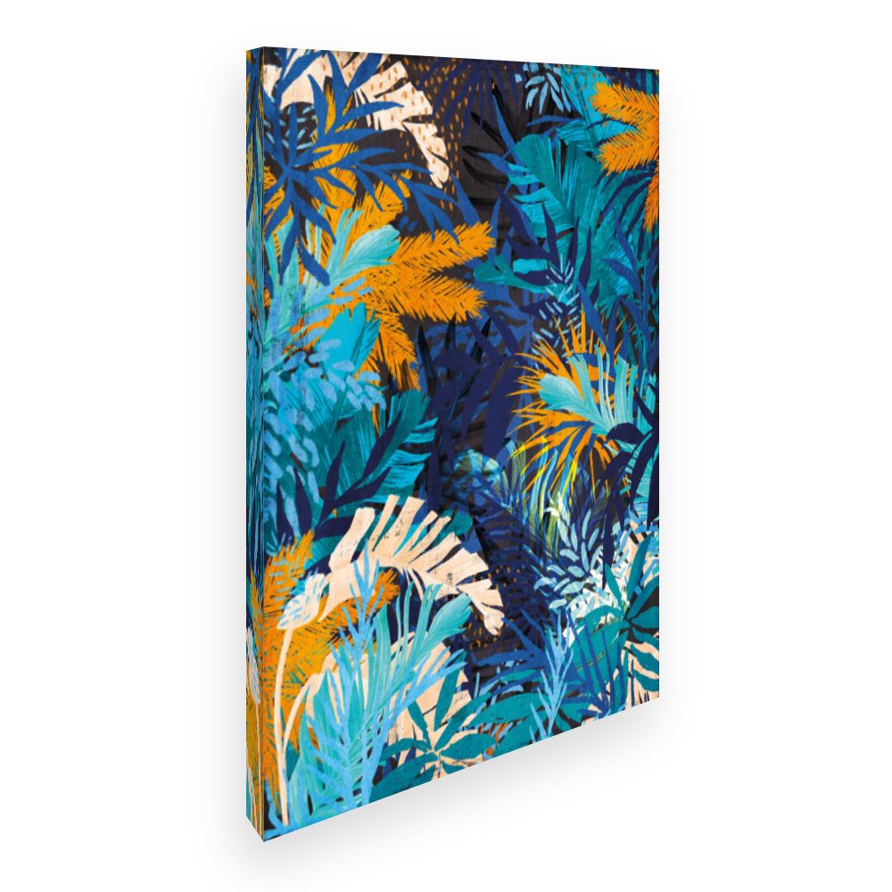 Toile Jungle colorée
