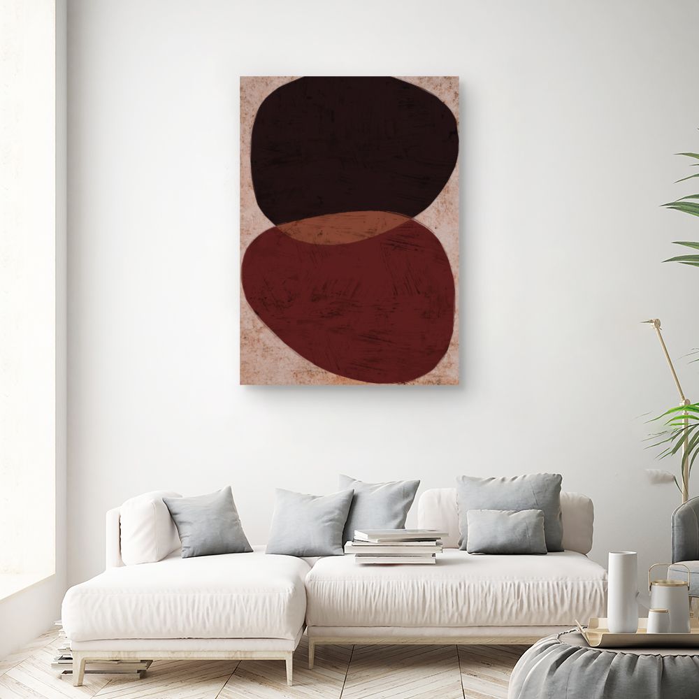 Tableau Formes abstraites superposées