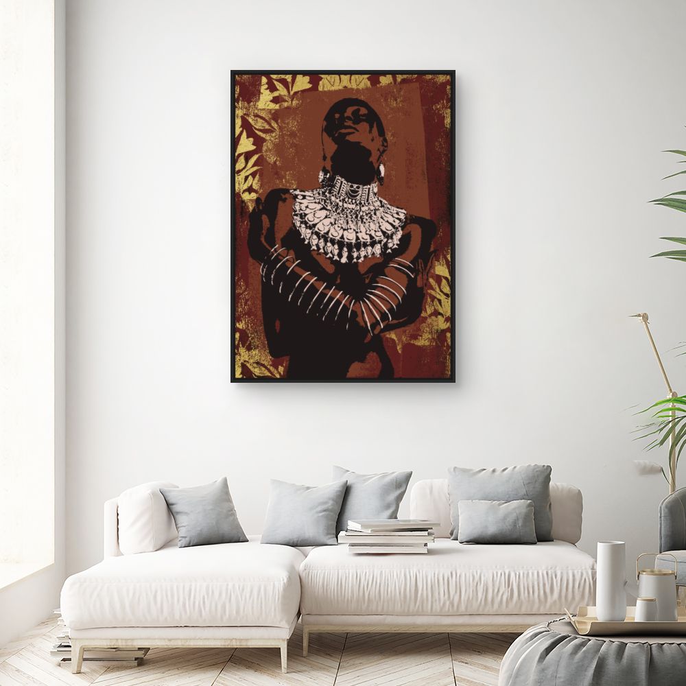 Tableau Éclat tribal doré