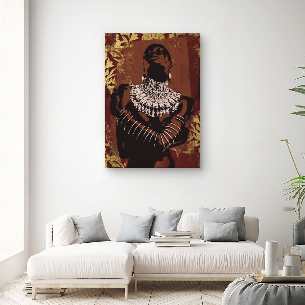 Tableau Éclat tribal doré