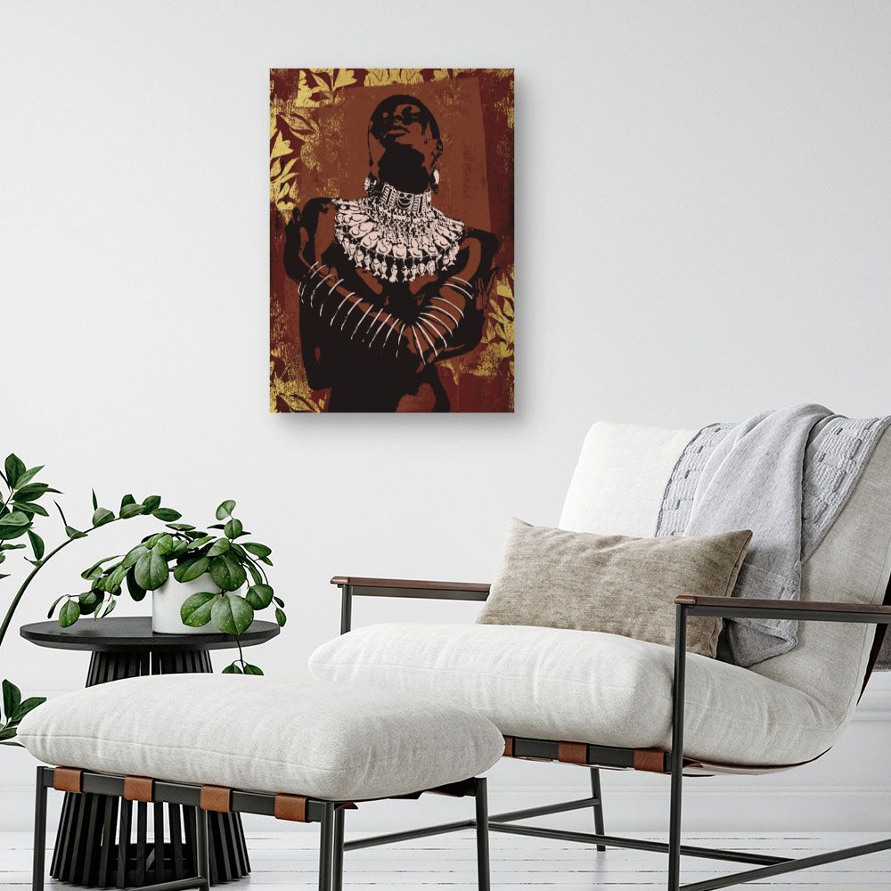 Tableau Éclat tribal doré