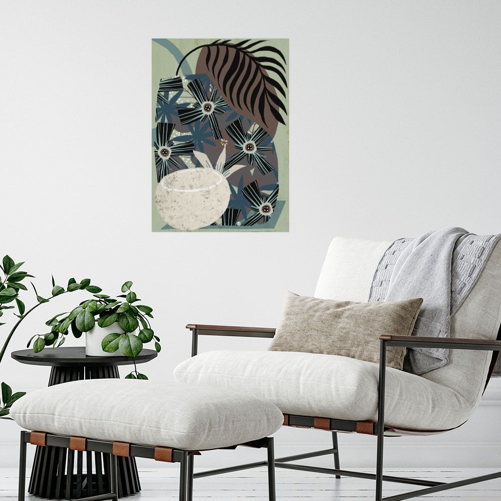 Affiche Fleurs exotiques élégantes