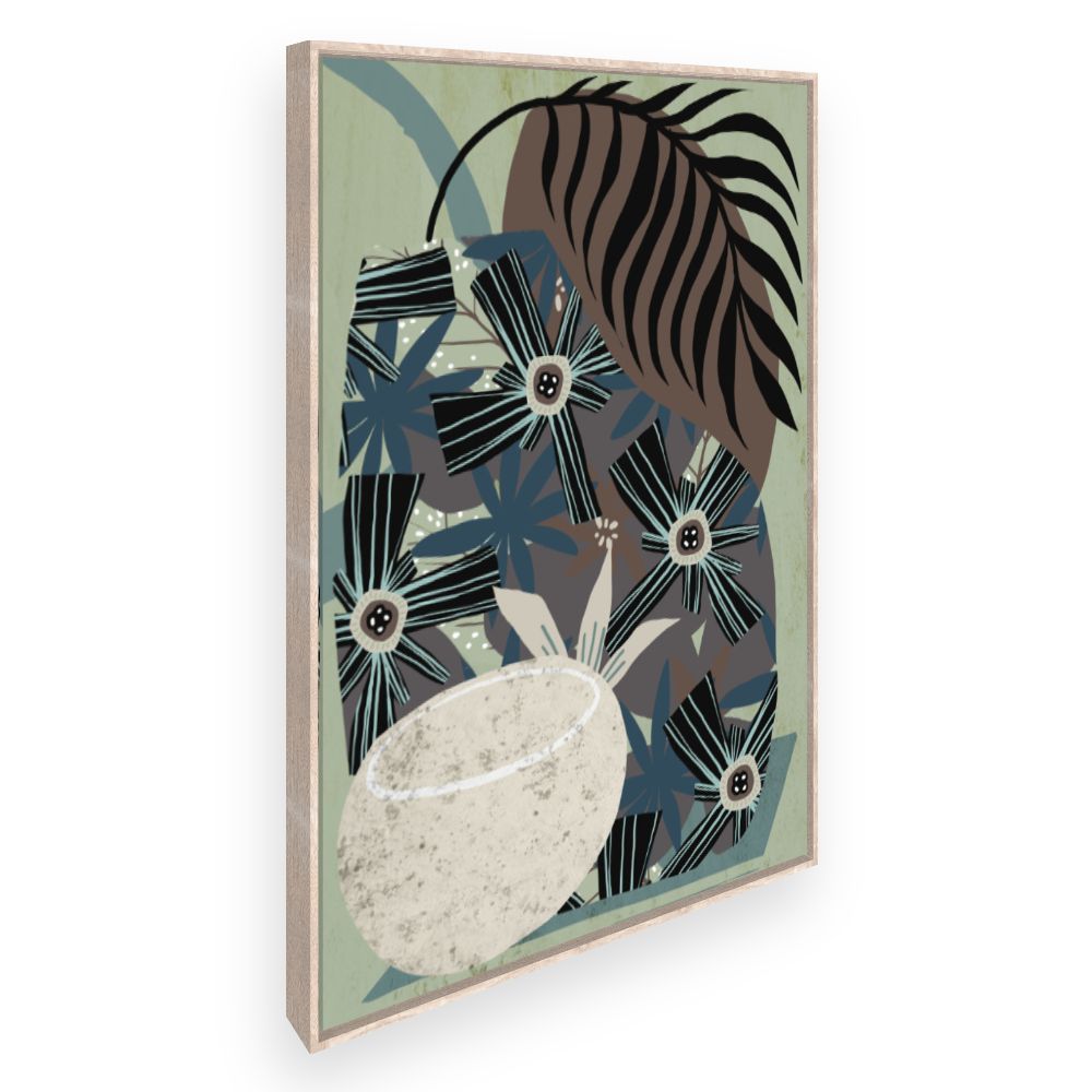 Toile Fleurs exotiques