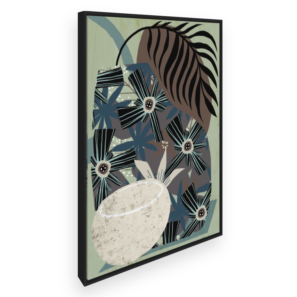 Toile Fleurs exotiques