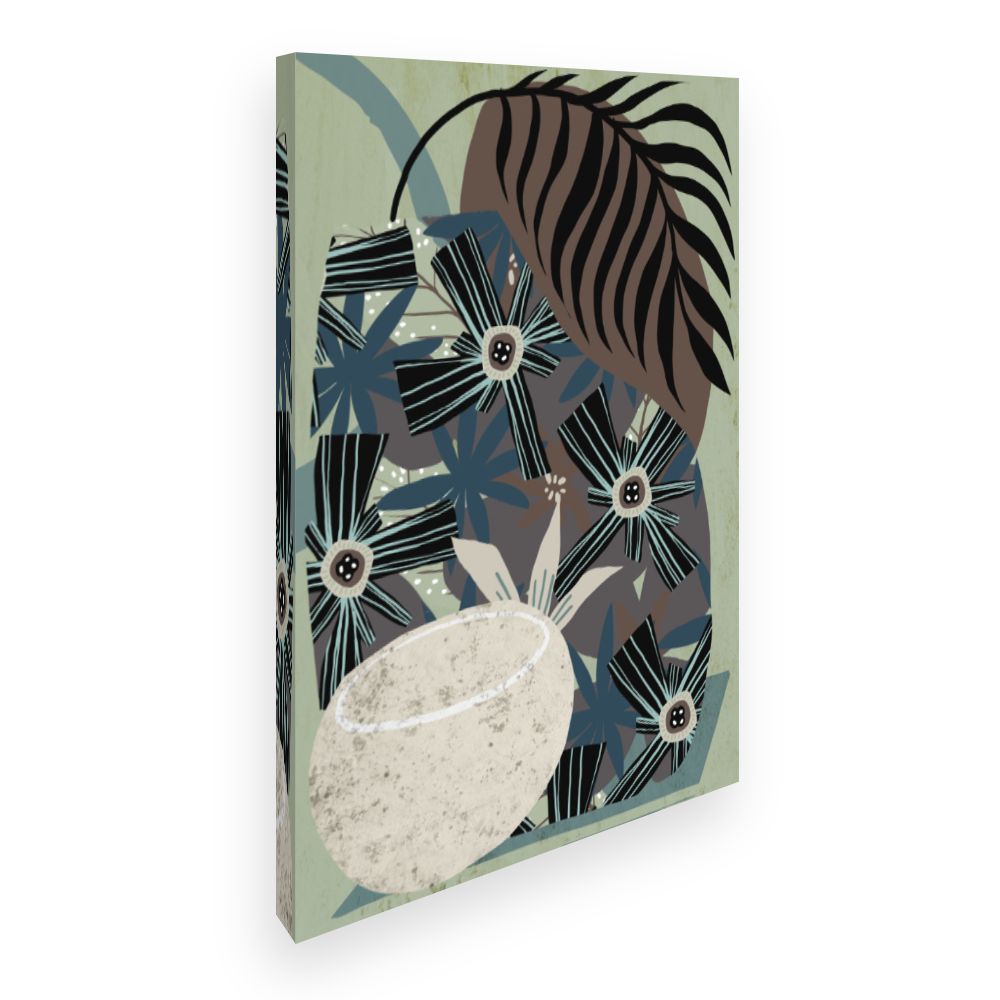 Toile Fleurs exotiques