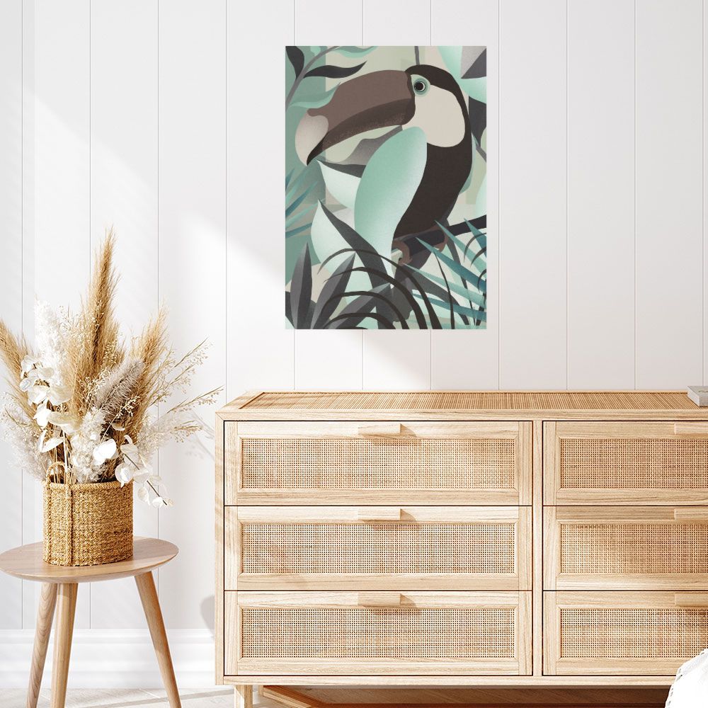 Affiche Toucan exotique