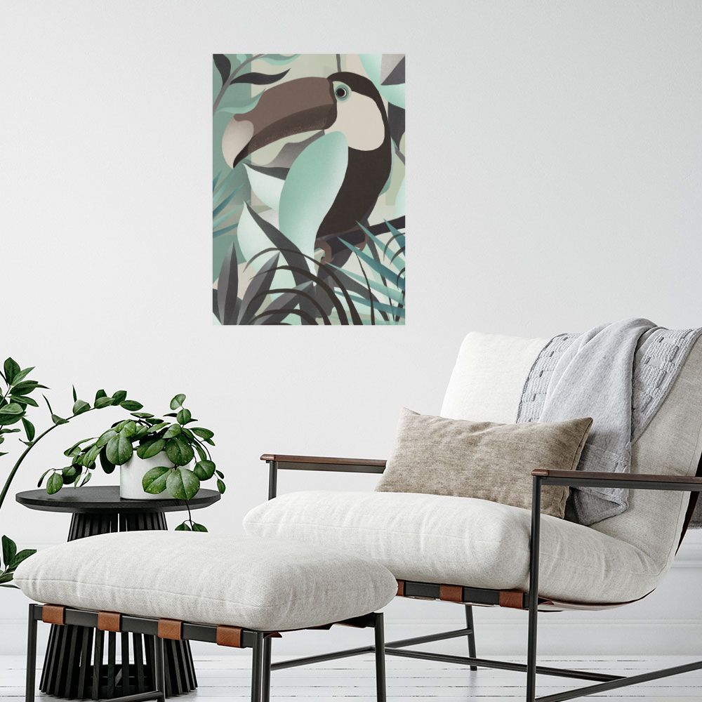 Affiche Toucan exotique