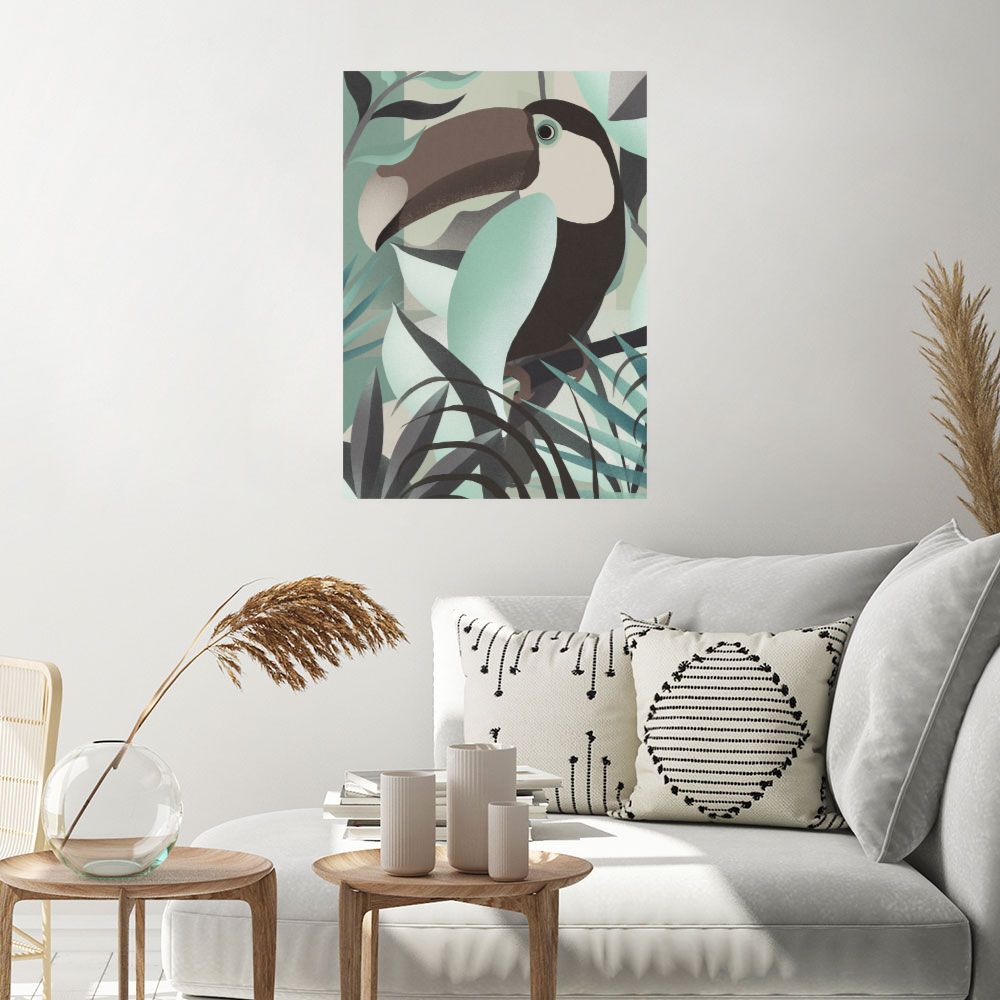 Affiche Toucan exotique