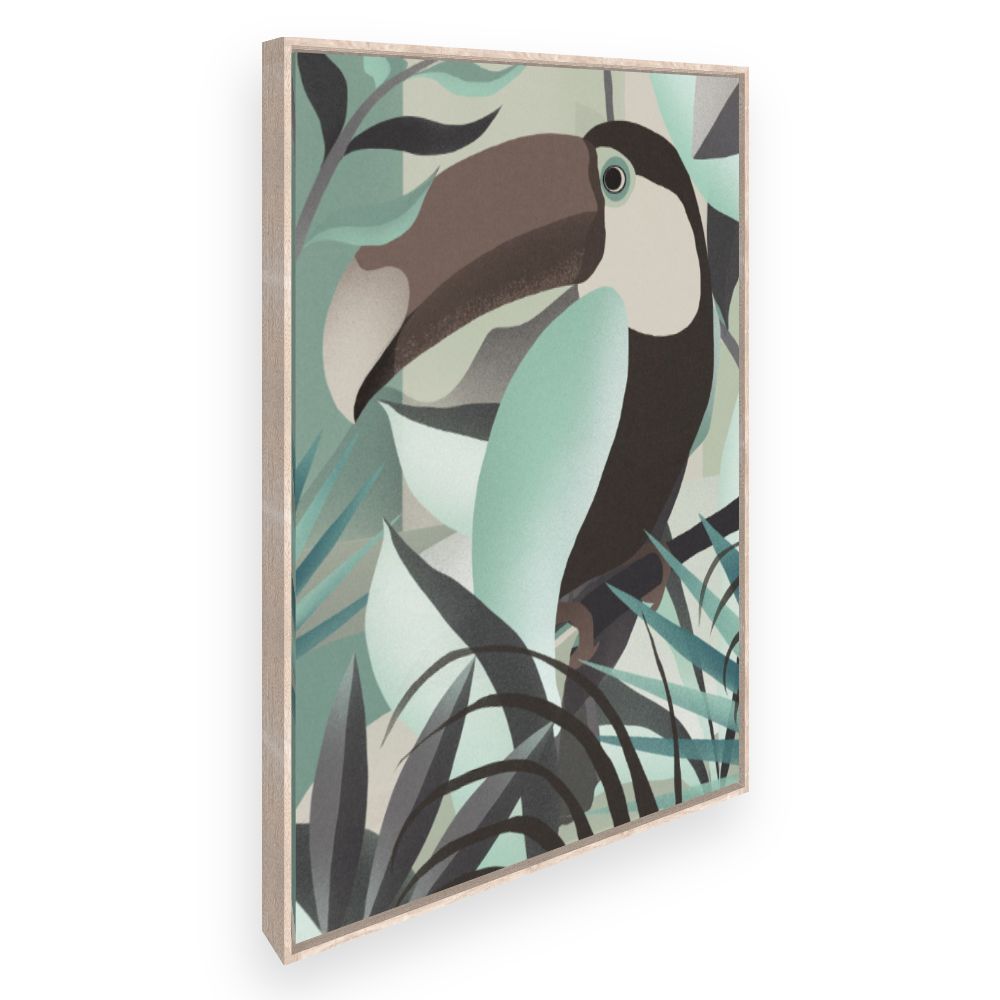 Toile Toucan exotique