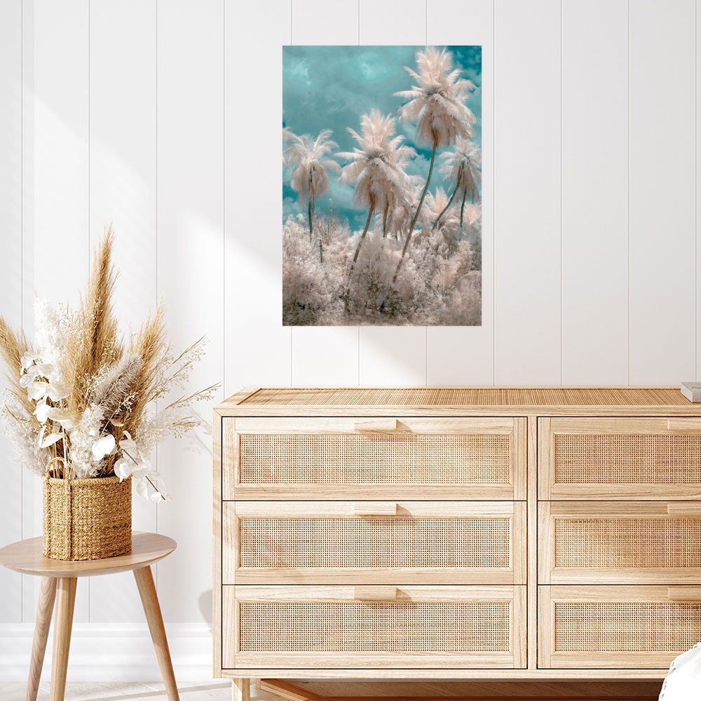 Affiche Palmiers féériques