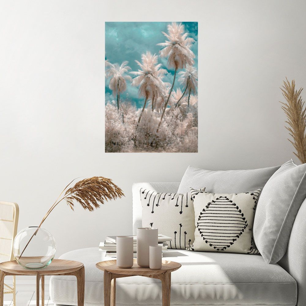 Affiche Palmiers féériques