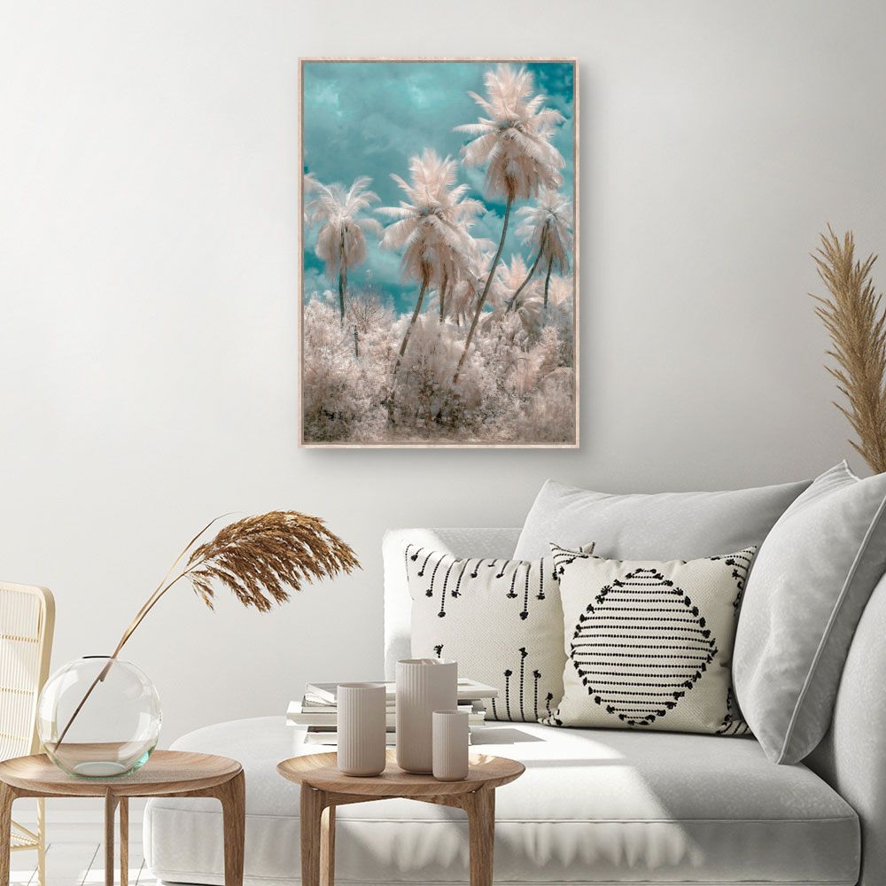 Tableau Palmiers oniriques