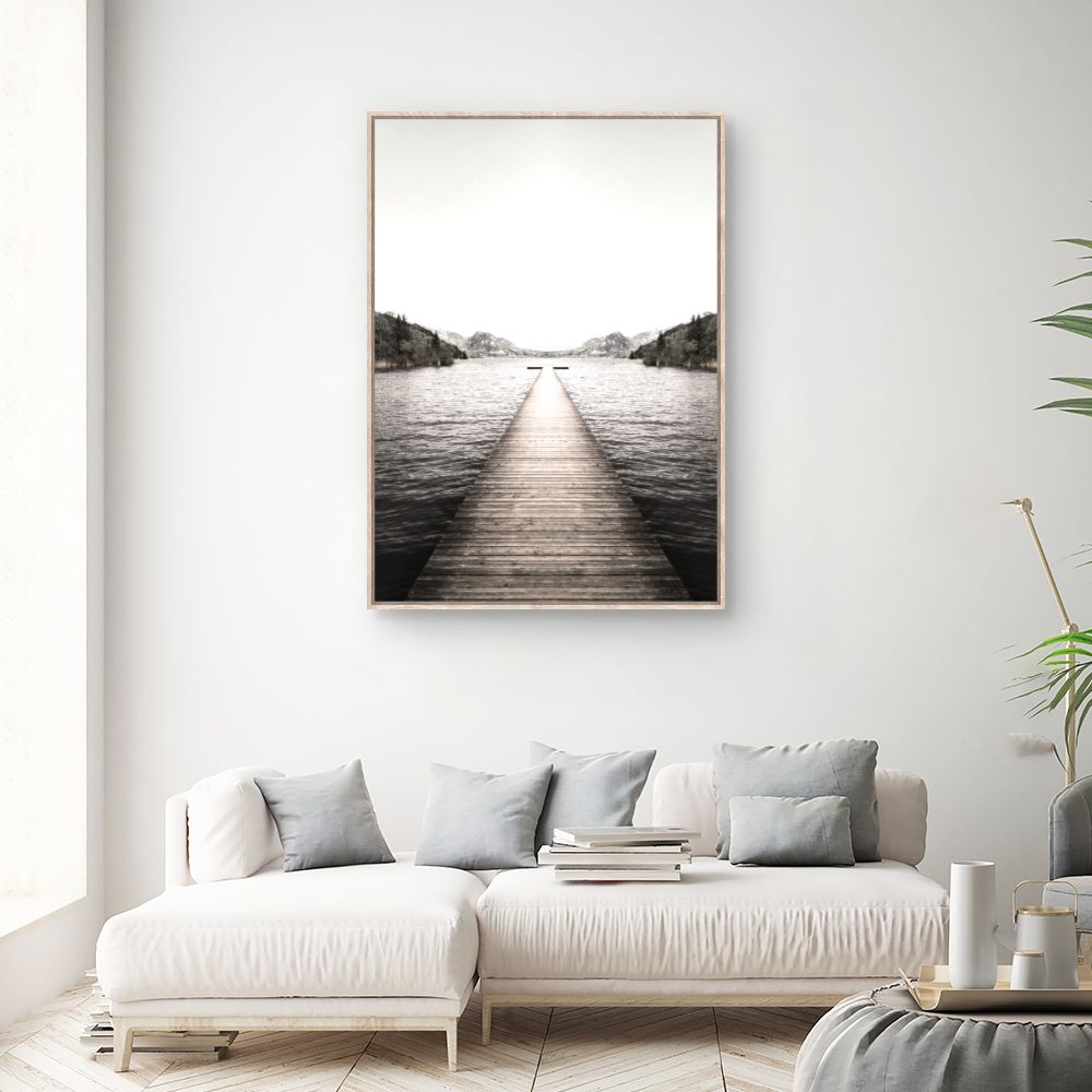 Tableau Ponton vers l'horizon