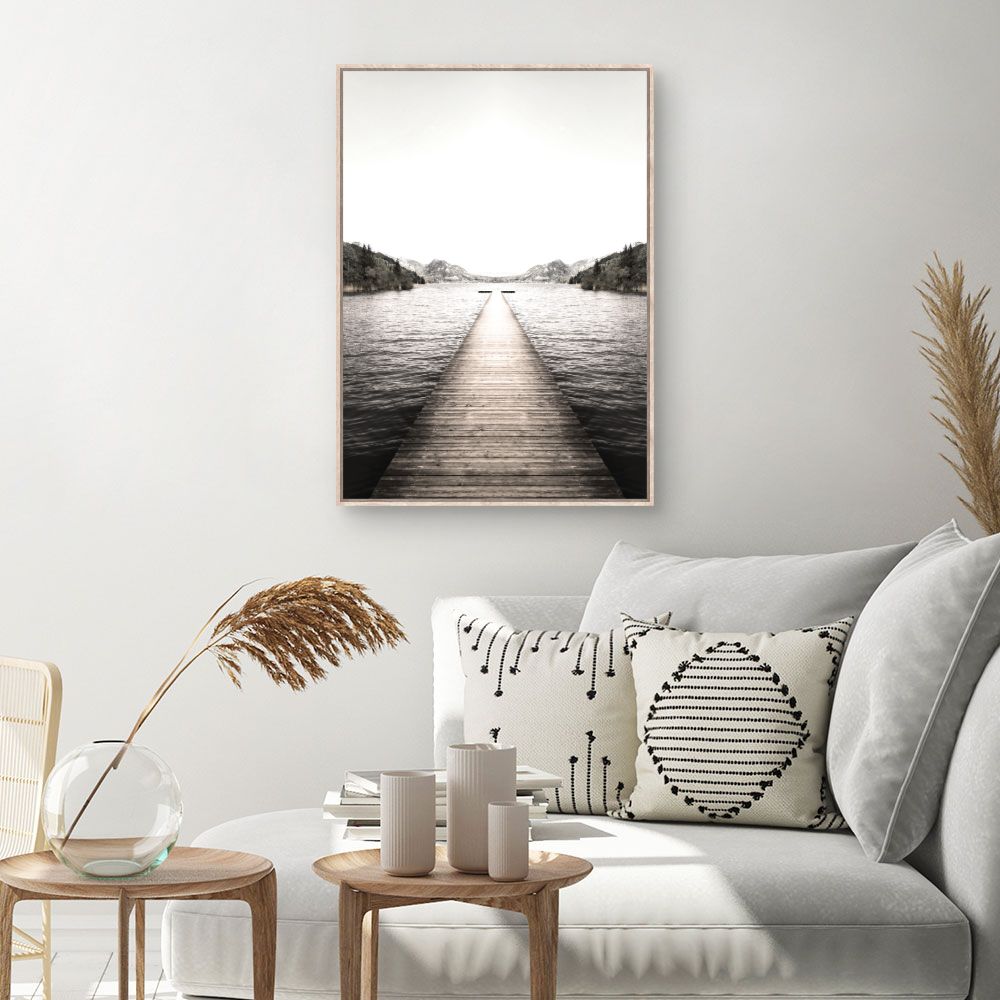 Tableau Ponton vers l'horizon