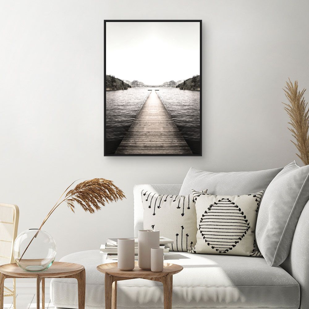 Tableau Ponton vers l'horizon