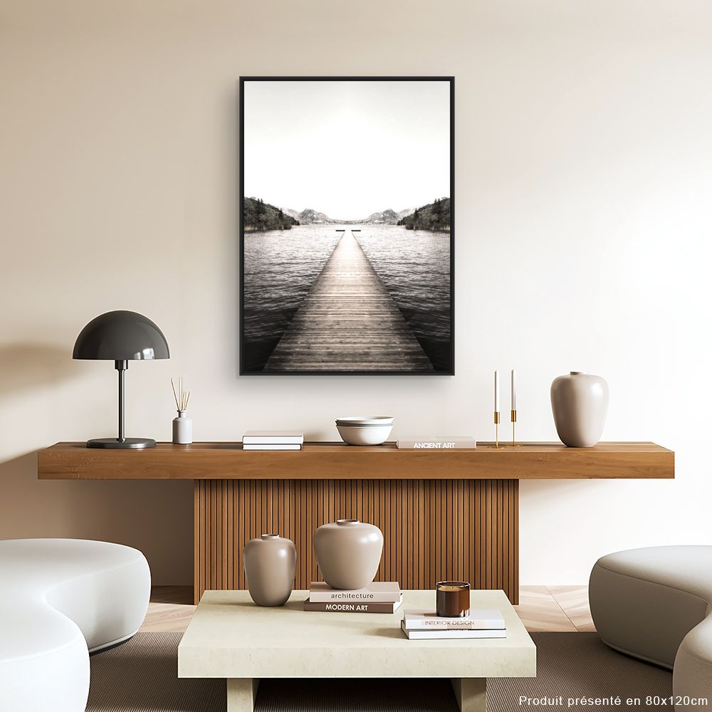 Tableau Ponton vers l'horizon