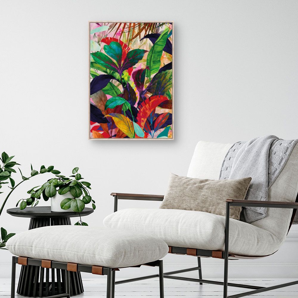 Tableau Jungle exotique vibrante
