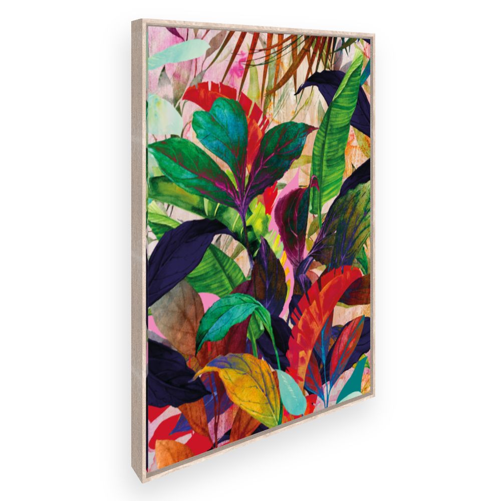 Toile Jungle exotique vibrante