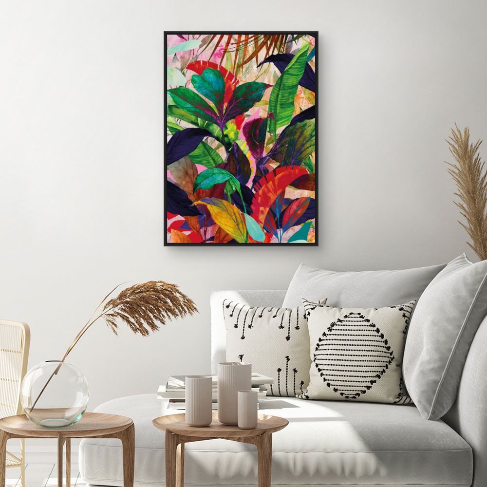 Tableau Jungle exotique vibrante