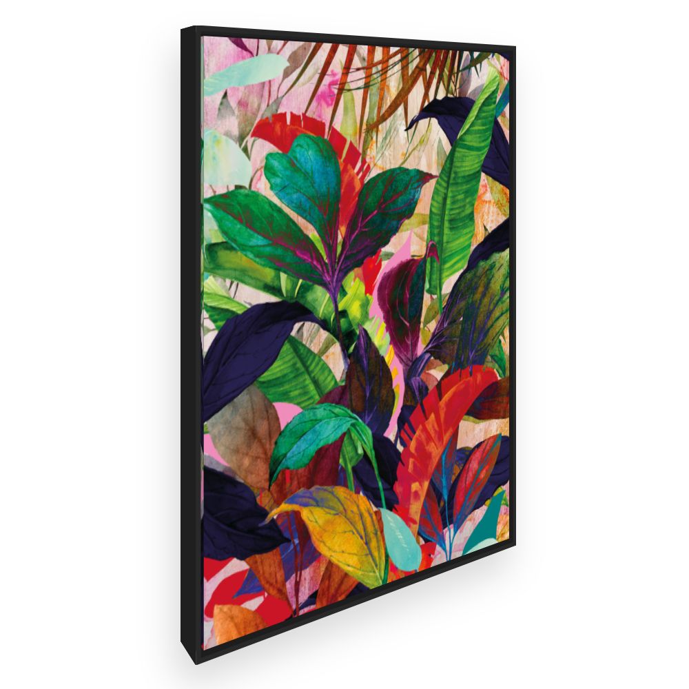 Toile Jungle exotique vibrante
