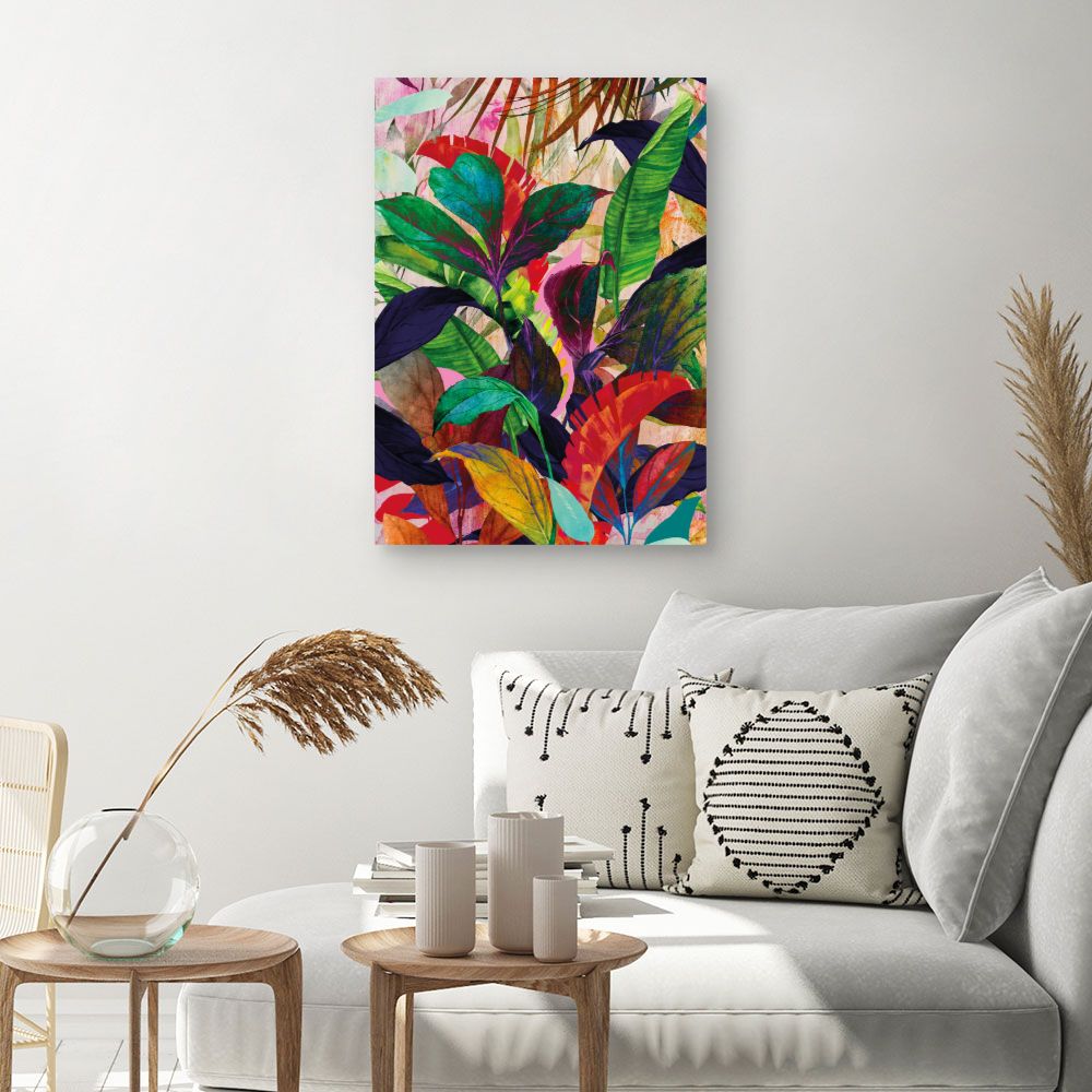 Tableau Jungle exotique vibrante