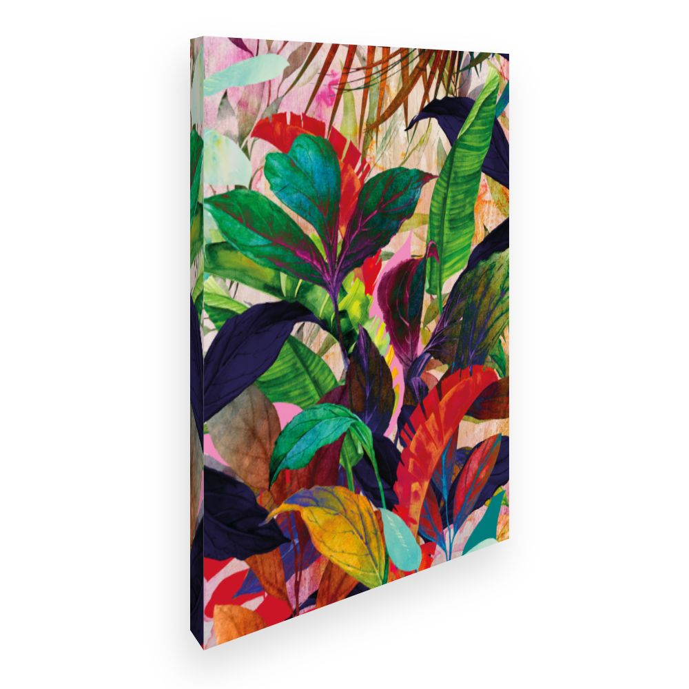 Toile Jungle exotique vibrante