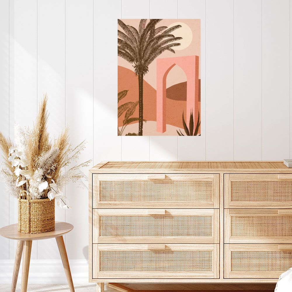 Affiche Palmiers exotiques