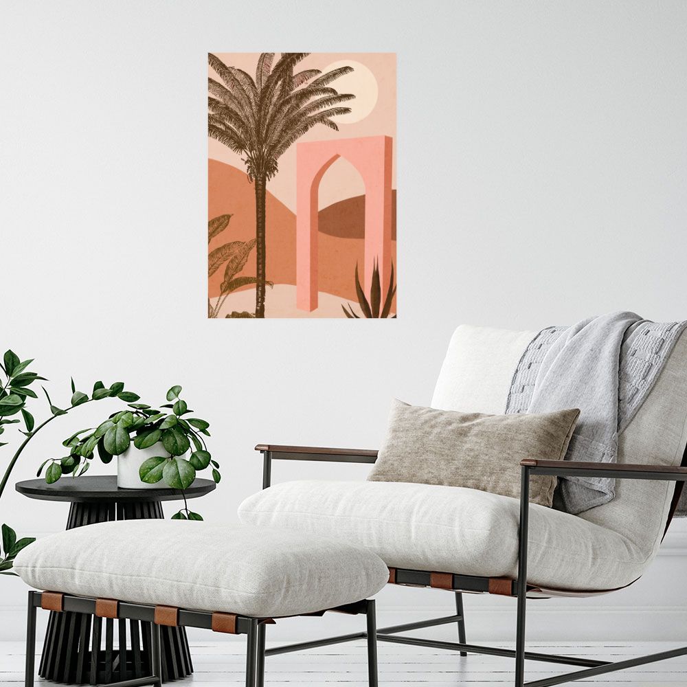 Affiche Palmiers exotiques