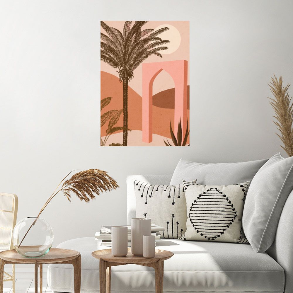 Affiche Palmiers exotiques