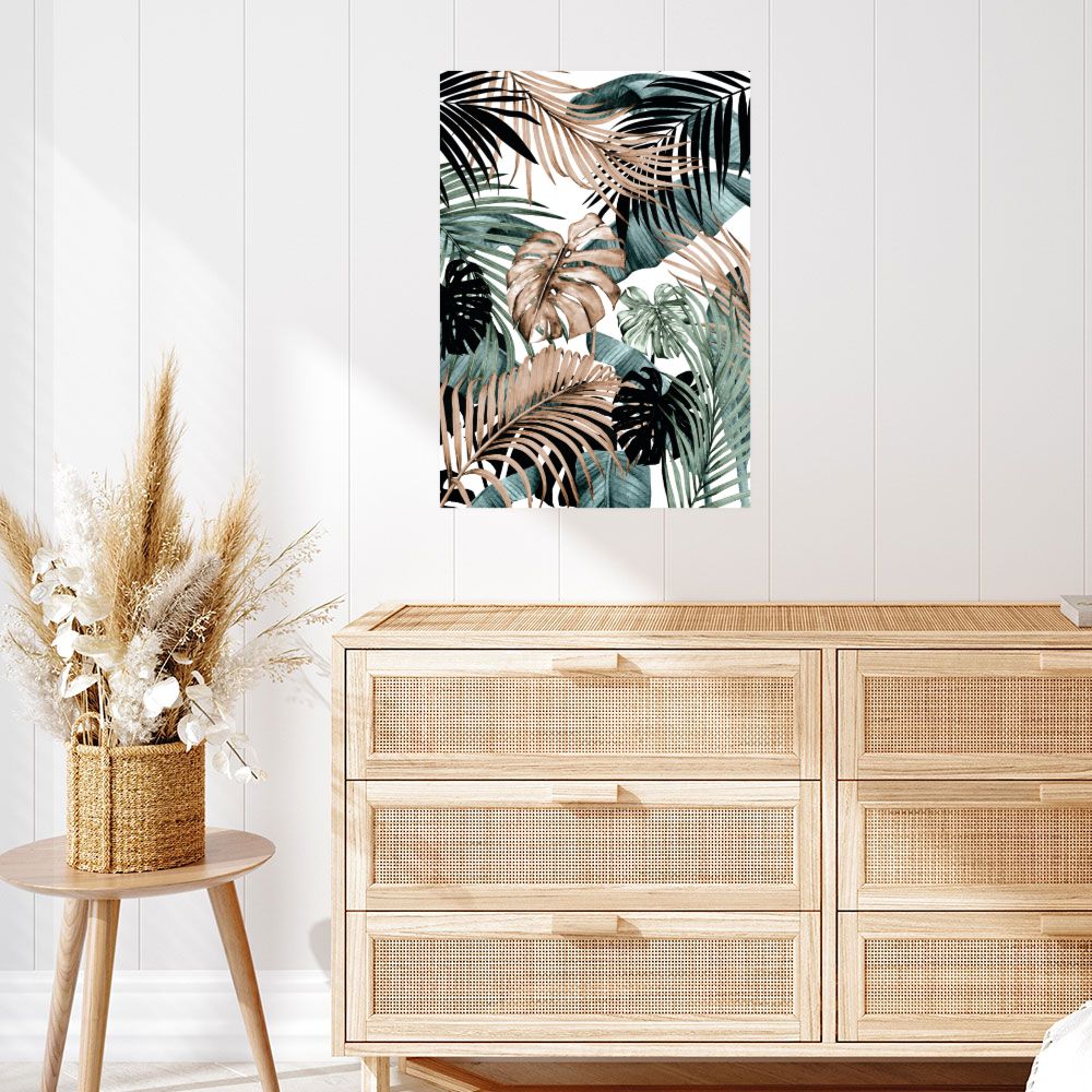 Affiche Feuillage exotique