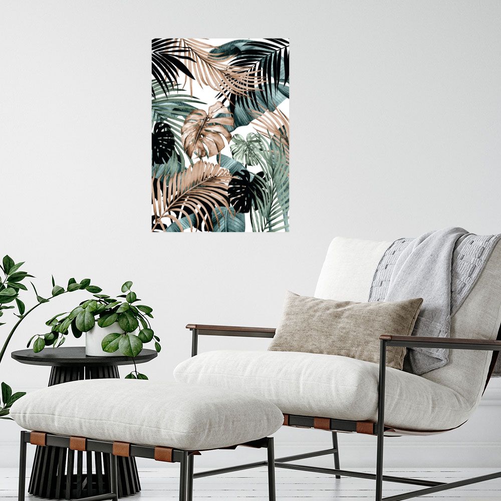 Affiche Feuillage exotique