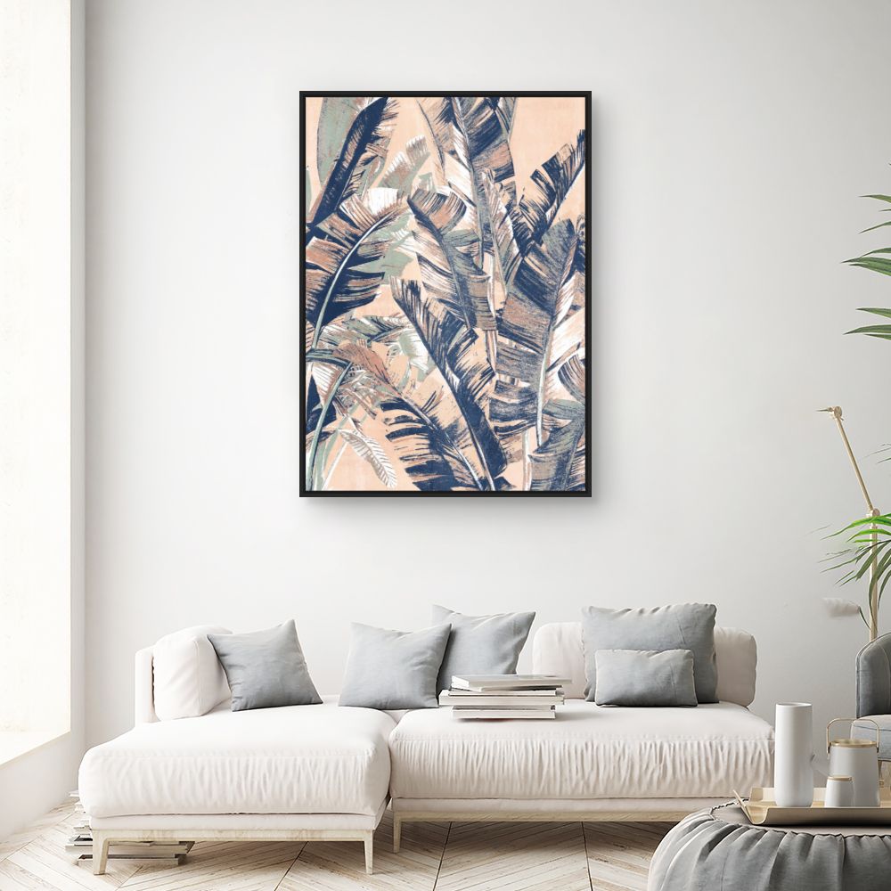 Tableau Feuilles tropicales