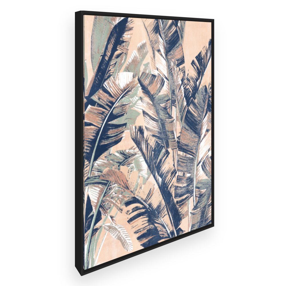 Toile Feuilles tropicales
