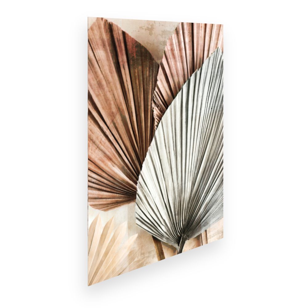 Affiche Feuilles texturées élégantes