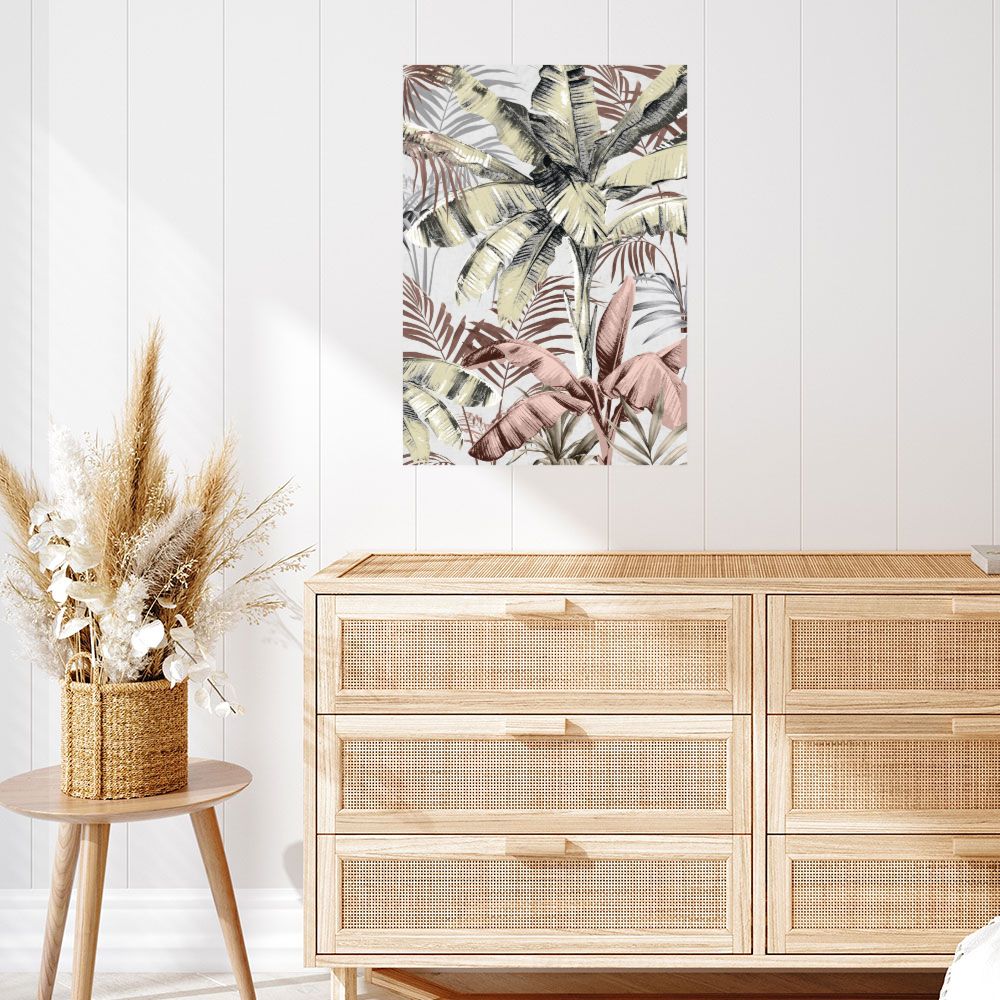 Affiche Feuillage tropical élégant