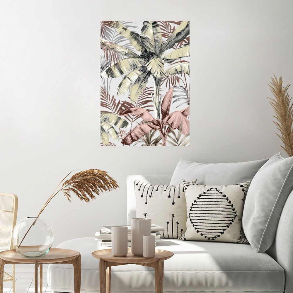 Affiche Feuillage tropical élégant