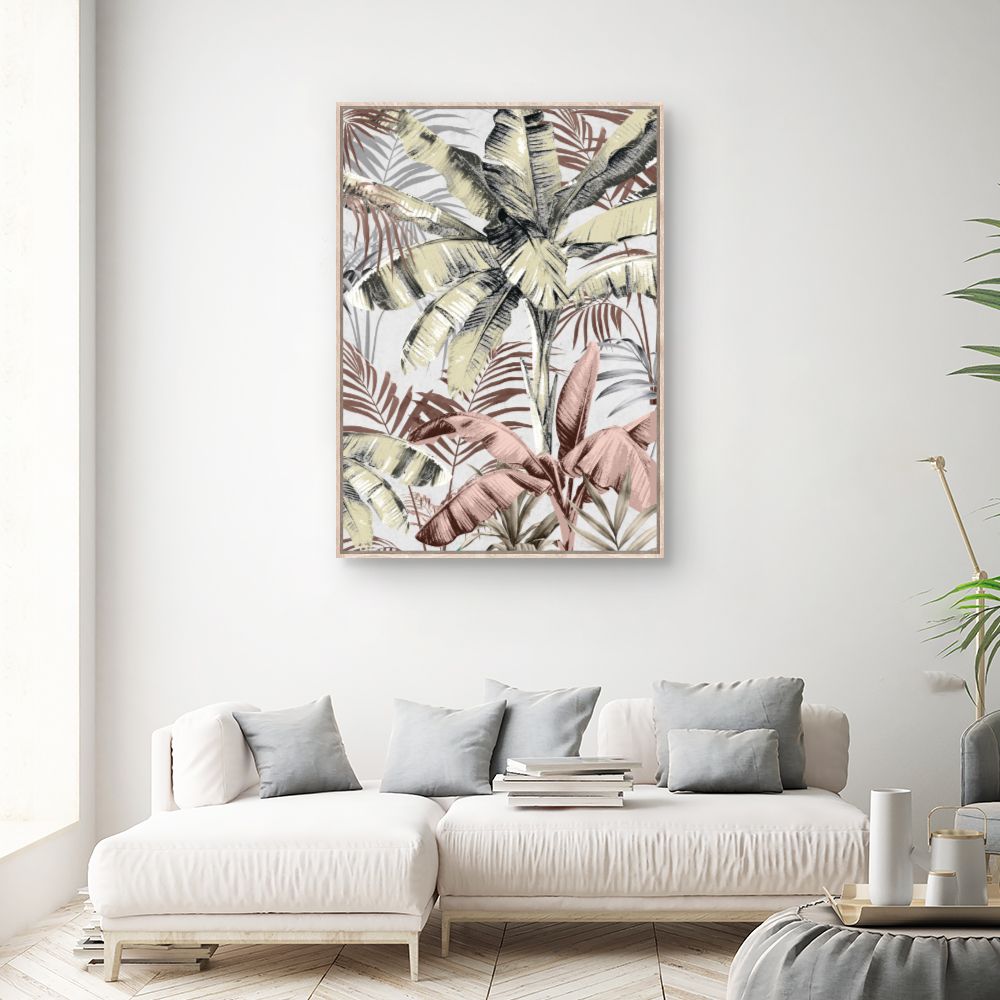 Tableau Feuillage exotique